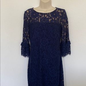 Ralph Lauren blue lace dress
